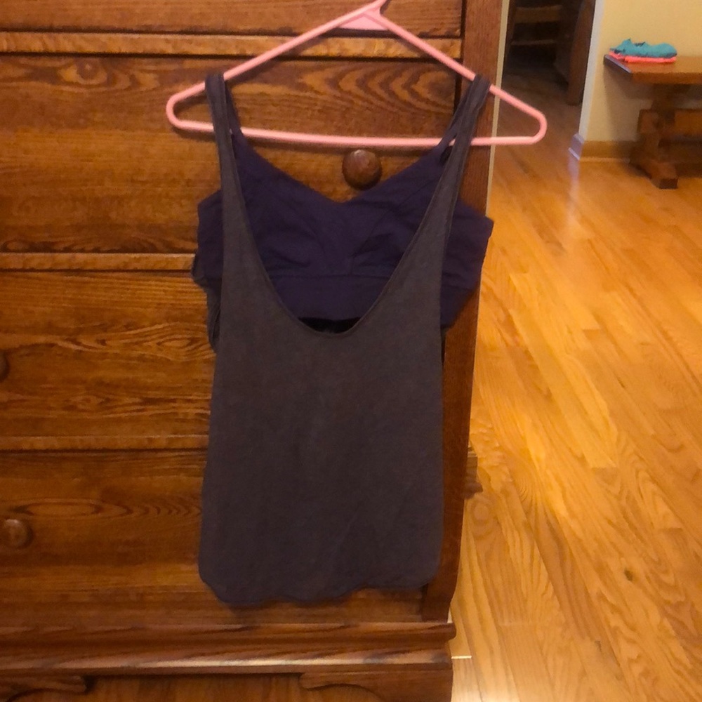 Lululemon tank top with bra